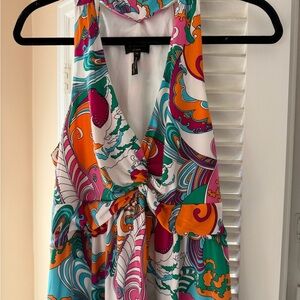 Laundry by Design Multicolor patterned Halter Dress
